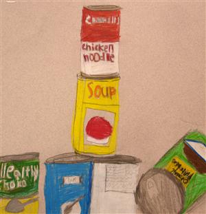 CAN CAN STILL LIFE 